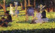 Georges Seurat Study for A Sunday on the Grande Jatte oil painting on canvas